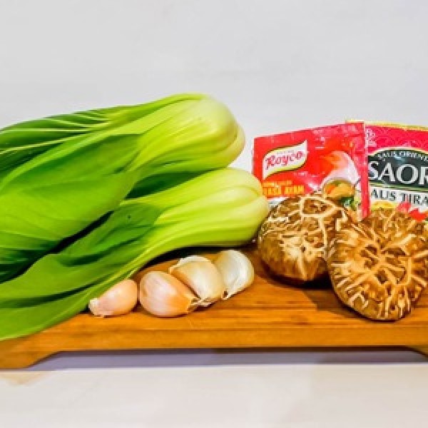 Paket Masak Pakcoy Cah Jamur